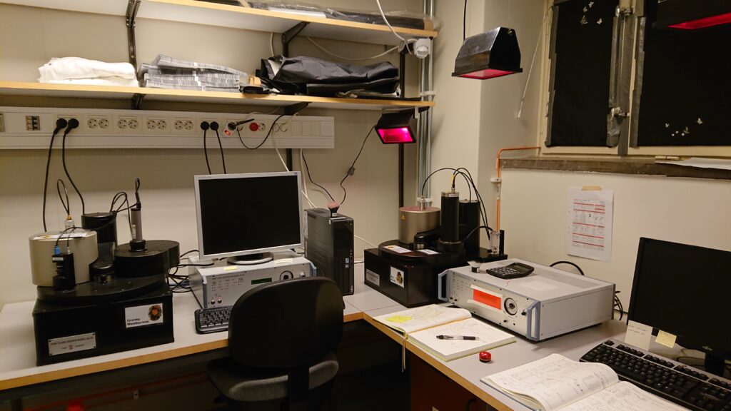 Analytical Equipment at Lund Luminescence Lab.